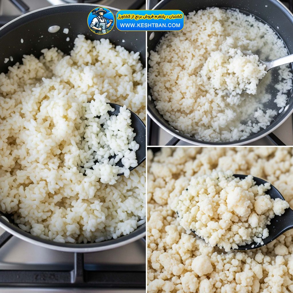 ۲. استفاده از آب با نسبت نادرست هنگام جوشاندن